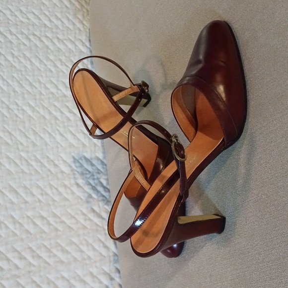 Etienne Aigner vintage leather slingback heels 10 N - Picture 6 of 17
